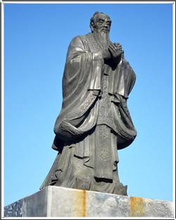 大型孔子銅像