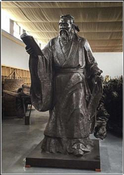 孔子雕像圖片|雕塑孔子