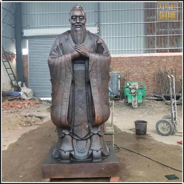 紫銅色孔子銅像鑄造.jpg 紫銅色孔子銅像鑄造.jpg