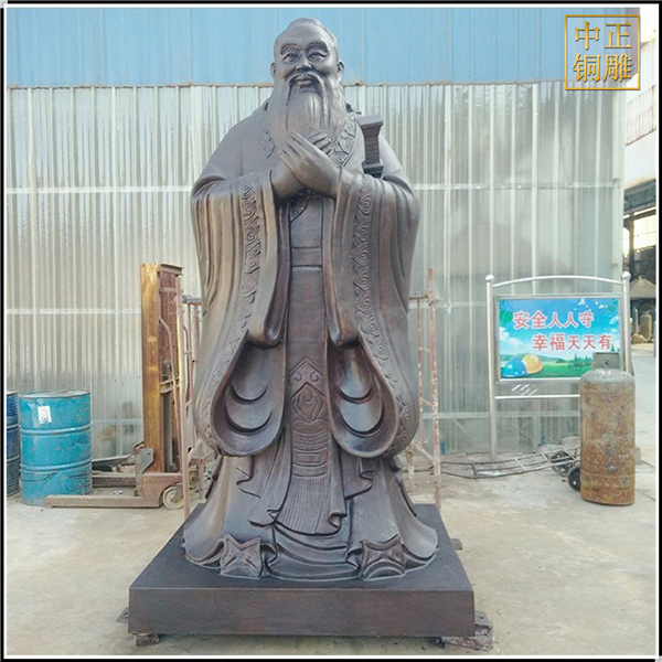 笑臉大型孔子銅雕塑鑄造.jpg 笑臉大型孔子銅雕塑鑄造.jpg